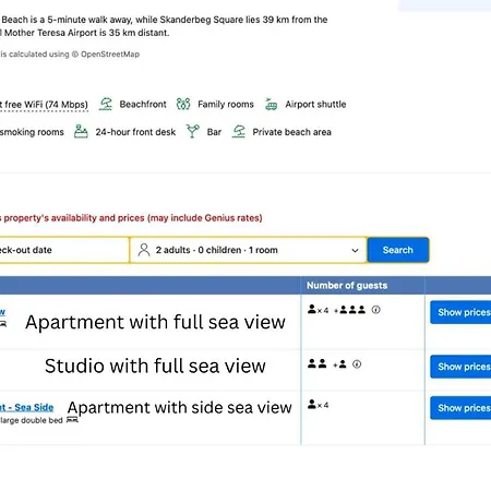 Aparthotel Wave Beachfront 3*